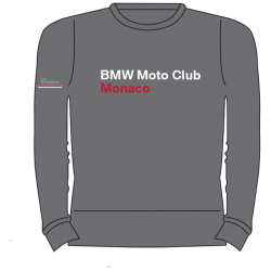 BMW MOTO CLUB MONACO FELPA GIROCOLO