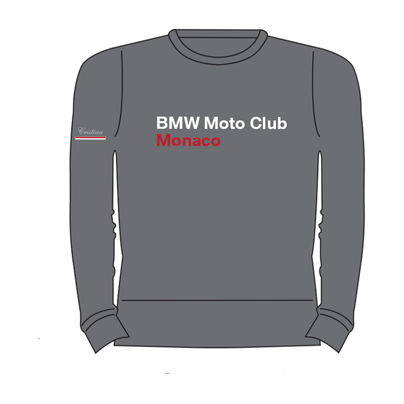 BMW MOTO CLUB MONACO FELPA GIROCOLO - 52,00 €