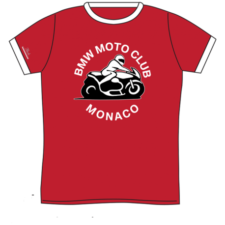 BMW Moto-Club Monaco T-Shirt Insert Red