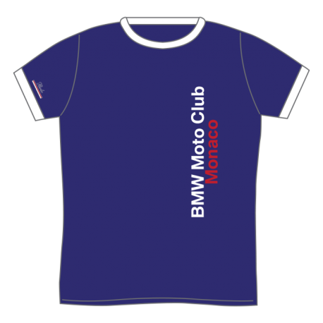 BMW Moto-Club Monaco T-Shirt Insert Blue