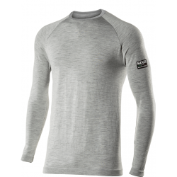 TS2 – Long-sleeve Round Neck Carbon Merinos Wool Jersey