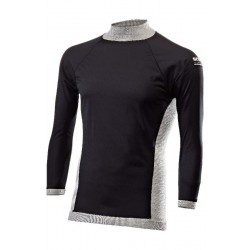 LONG SLEEVE MOCK TURTLENECK JERSEY WINDSHELL MERINOS WOOL