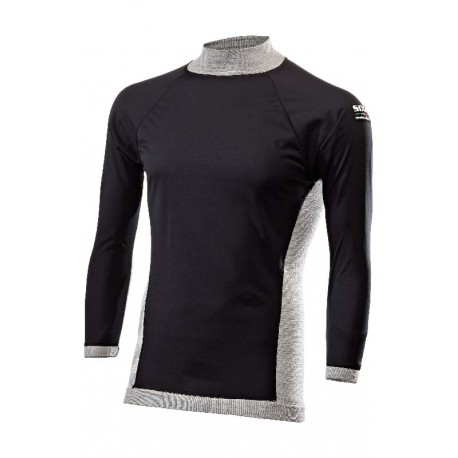 LONG SLEEVE MOCK TURTLENECK JERSEY WINDSHELL MERINOS WOOL