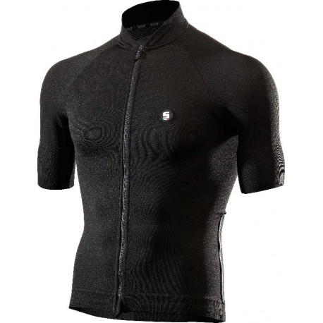 CHROMO JERSEY - BIKE JERSEY MANICHE CORTE CARBON ACTIVEWEAR